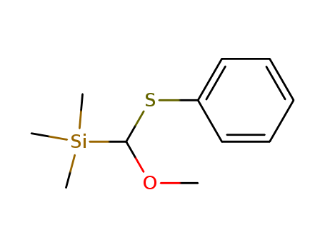 Silane, [methoxy(phenylthio)methyl]trimethyl-