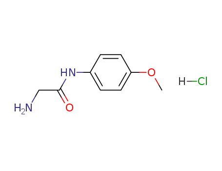 Molecular Structure of 85622-19-1 (2-Amino-N-(4-methoxyphenyl)acetamide hydrochloride)