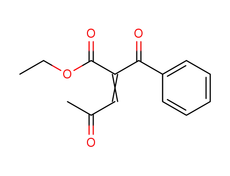 Molecular Structure of 80569-27-3 (Benzenepropanoic acid, b-oxo-a-(2-oxopropylidene)-, ethyl ester)