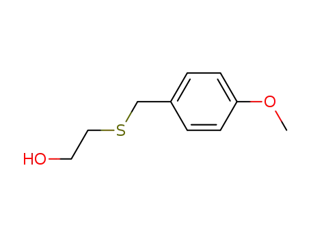 Molecular Structure of 35378-93-9 (Ethanol, 2-[[(4-methoxyphenyl)methyl]thio]-)