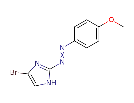 4-bromo-2-(4-methoxyphenylazo)imidazole