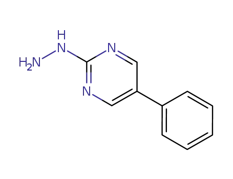 Molecular Structure of 75175-43-8 (2(1H)-Pyrimidinone, 5-phenyl-, hydrazone)