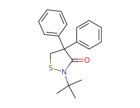3-Isothiazolidinone, 2-(1,1-dimethylethyl)-4,4-diphenyl-