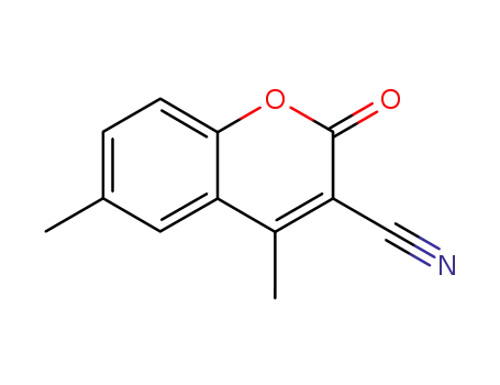 Molecular Structure of 56394-28-6 (3-CYANO-4,6-DIMETHYLCOUMARIN)