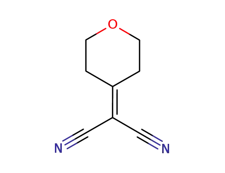 Molecular Structure of 62702-83-4 (2-(2H-Pyran-4(3H,5H,6H)-ylidene)-malononitrile)