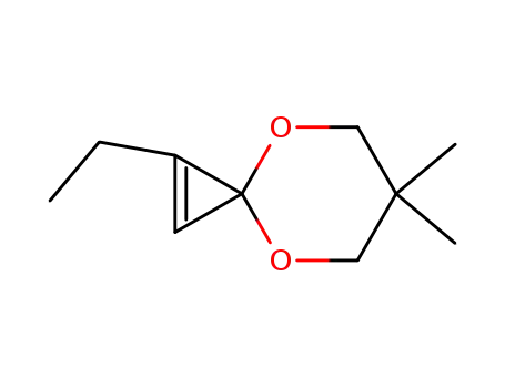 Molecular Structure of 133961-14-5 (4,8-Dioxaspiro[2.5]oct-1-ene, 1-ethyl-6,6-dimethyl-)
