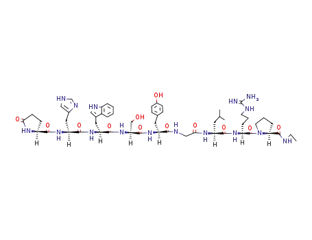 Molecular Structure of 38234-21-8 (Fertirelin)