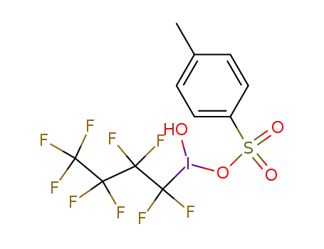 Molecular Structure of 155819-09-3 (<hydroxy(tosyloxy)iodo>perfluorobutane)