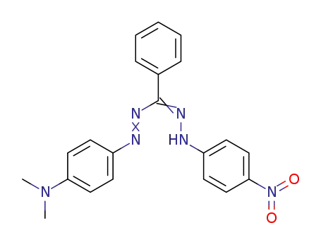 Benzenamine,
N,N-dimethyl-4-[[[(4-nitrophenyl)hydrazono]phenylmethyl]azo]-
