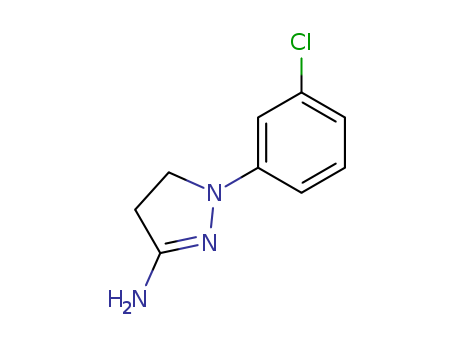 1H-Pyrazol-3-amine, 1-(3-chlorophenyl)-4,5-dihydro-