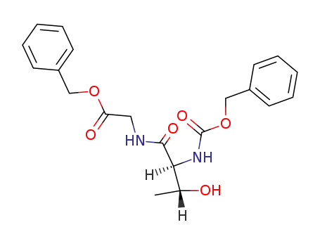 Glycine, N-[N-[(phenylmethoxy)carbonyl]-L-threonyl]-, phenylmethyl ester