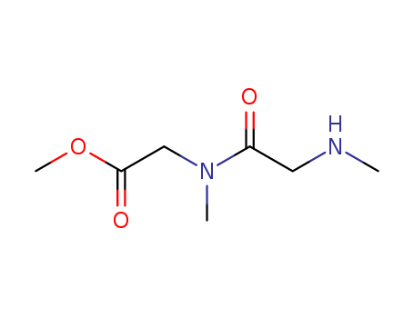 Molecular Structure of 112196-51-7 (Glycine, N-methyl-N-(N-methylglycyl)-, methyl ester)