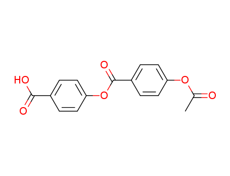 Benzoic acid, 4-(acetyloxy)-, 4-carboxyphenyl ester