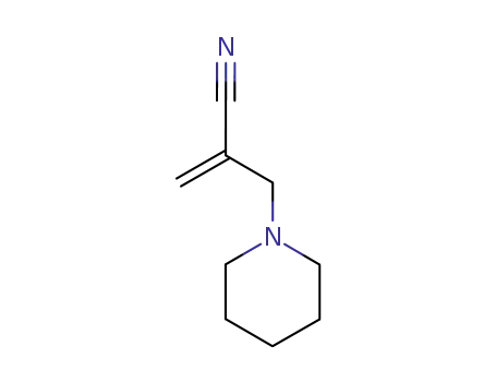 Molecular Structure of 27315-95-3 (2-(PIPERIDINOMETHYL)ACRYLONITRILE)