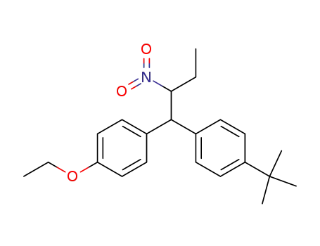 Molecular Structure of 57045-09-7 (1-tert-butyl-4-[1-(4-ethoxyphenyl)-2-nitrobutyl]benzene)