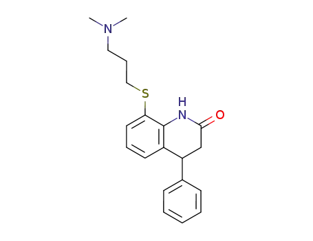 Molecular Structure of 62424-84-4 (2(1H)-Quinolinone,
8-[[3-(dimethylamino)propyl]thio]-3,4-dihydro-4-phenyl-)