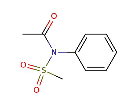 Molecular Structure of 3700-65-0 (N-(methylsulfonyl)-N-phenylacetamide)