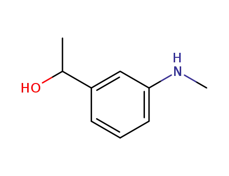 Molecular Structure of 289714-91-6 (1-[3-(methylamino)phenyl]ethanol)