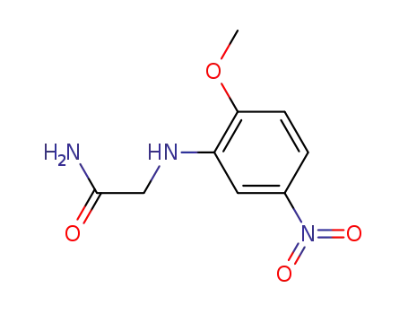 Molecular Structure of 66422-90-0 (Acetamide, 2-[(2-methoxy-5-nitrophenyl)amino]-)