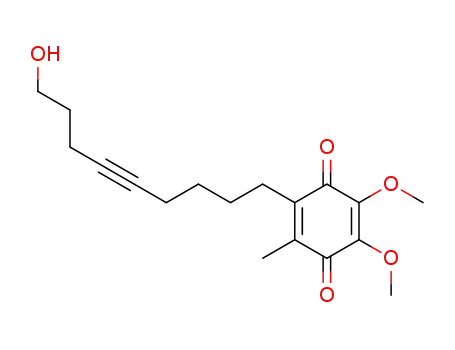 2,3-dimethoxy-5-methyl-6-(9-hydroxynon-5-ynyl)-1,4-benzoquinone