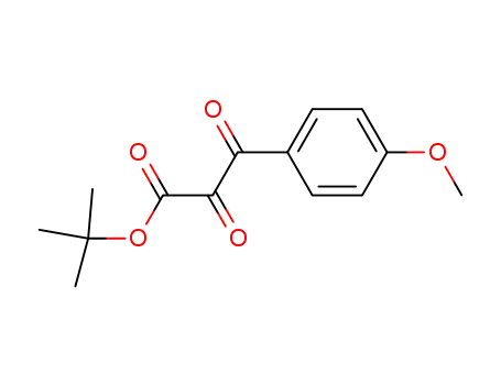 Molecular Structure of 138714-55-3 (3-(4-METHOXY-PHENYL)-2,3-DIOXO-PROPIONIC ACID TERT-BUTYL ESTER)