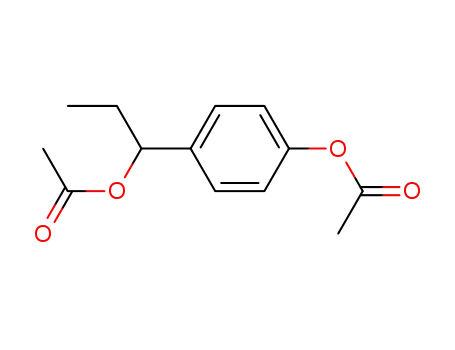 Molecular Structure of 129319-15-9 (Benzenemethanol, 4-(acetyloxy)-a-ethyl-, acetate)