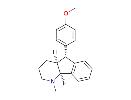 1H-Indeno[1,2-b]pyridine,2,3,4,4a,5,9b-hexahydro-5-(4-methoxyphenyl)-1-methyl-,(4aa,5a,9ba)- (9CI)