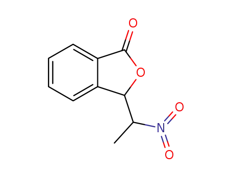 Molecular Structure of 79017-08-6 (3-(1-NITROETHYL)-2-BENZOFURAN-1(3H)-ONE)