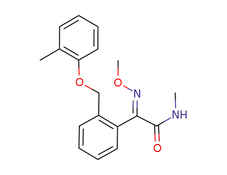 Molecular Structure of 156996-22-4 (N-Methyl-E-2-methoxyimino-2-[(2-methylphenyloxymethyl)phenyl]-acetamide)