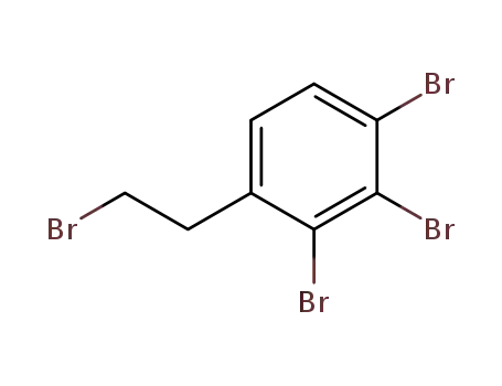 Molecular Structure of 142082-62-0 (Benzene, 1,2,3-tribromo-4-(2-bromoethyl)-)