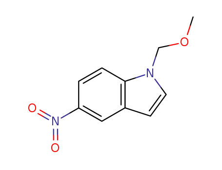 Molecular Structure of 120627-42-1 (1H-Indole, 1-(methoxymethyl)-5-nitro-)