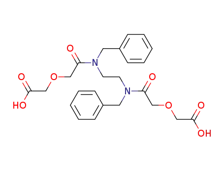 Molecular Structure of 123845-15-8 ([(Benzyl-{2-[benzyl-(2-carboxymethoxy-acetyl)-amino]-ethyl}-carbamoyl)-methoxy]-acetic acid)