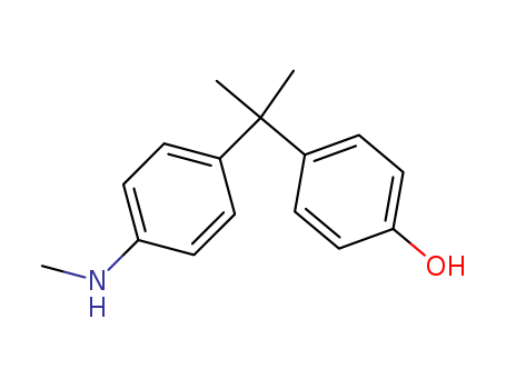 Phenol, 4-[1-methyl-1-[4-(methylamino)phenyl]ethyl]-