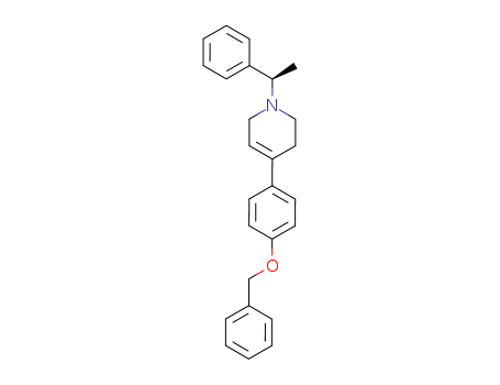 (R)-4-(4-(benzyloxy)phenyl)-1-(1-phenylethyl)-1,2,3,6-tetrahydropyridine