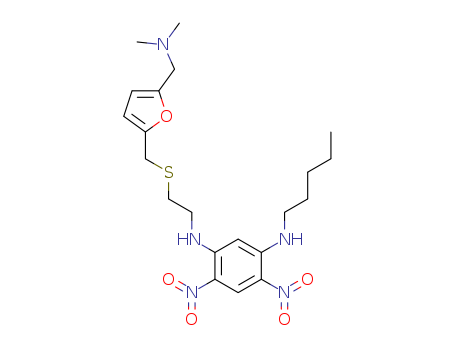 1,3-Benzenediamine, N-[2-[[[5-[(dimethylamino)methyl]-2-furanyl]methyl]thio]ethyl]-4,6-dinitro- N'-pentyl-