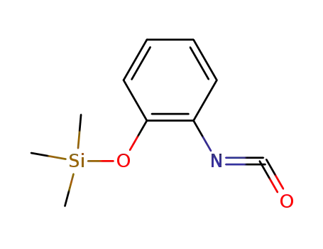 Molecular Structure of 43112-69-2 (Silane, (2-isocyanatophenoxy)trimethyl-)
