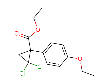 63935-25-1,ethyl 2,2-dichloro-1-(4-ethoxyphenyl)cyclopropanecarboxylate,Cyclopropanecarboxylicacid, 2,2-dichloro-1-(4-ethoxyphenyl)-, ethyl ester, (?à)-