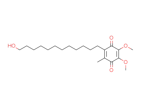 Molecular Structure of 77712-24-4 (2,5-Cyclohexadiene-1,4-dione,
2-(12-hydroxydodecyl)-5,6-dimethoxy-3-methyl-)