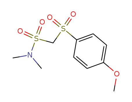 Methanesulfonamide,1-[(4-methoxyphenyl)sulfonyl]-N,N-dimethyl- cas  55116-74-0