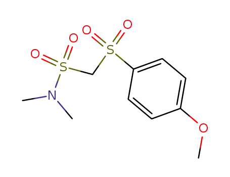 Molecular Structure of 55116-74-0 (1-[(4-methoxyphenyl)sulfonyl]-N,N-dimethylmethanesulfonamide)