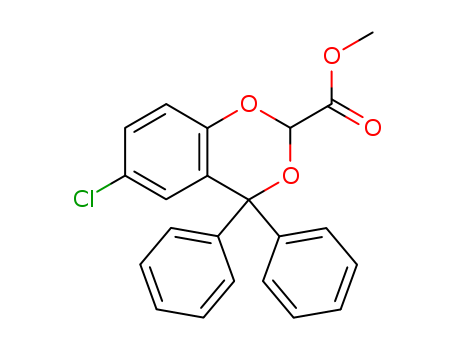 71980-70-6,methyl 6-chloro-4,4-diphenyl-4H-1,3-benzodioxine-2-carboxylate,