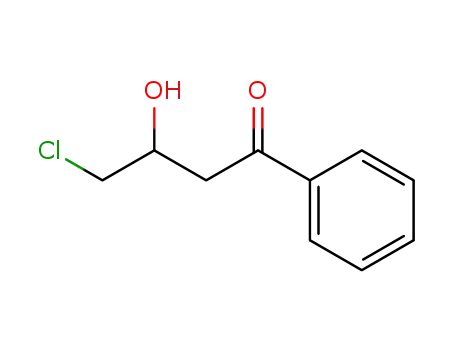 Molecular Structure of 141277-73-8 (1-Butanone, 4-chloro-3-hydroxy-1-phenyl-)