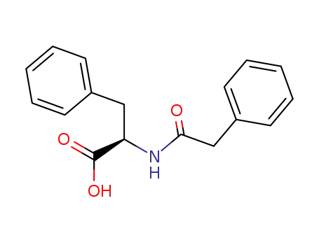 Molecular Structure of 54076-39-0 (D-Phenylalanine, N-(phenylacetyl)-)
