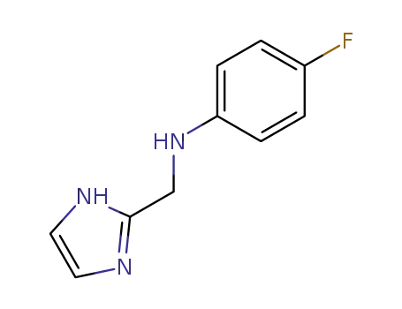 Molecular Structure of 166096-17-9 ((4-Fluoro-phenyl)-(1H-imidazol-2-ylmethyl)-amine)