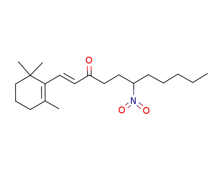 6-Nitro-1-(2,6,6-trimethyl-cyclohex-1-enyl)-undec-1-en-3-one