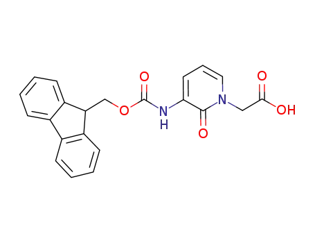 Molecular Structure of 204322-11-2 (FMOC-3-AMINO-1-CARBOXYMETHYL-PYRIDIN-2-ONE)