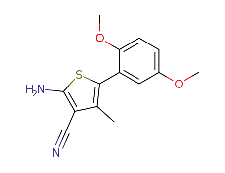 2-amino-3-cyano-5-(2',5'-dimethoxyphenyl)-4-methylthiophene