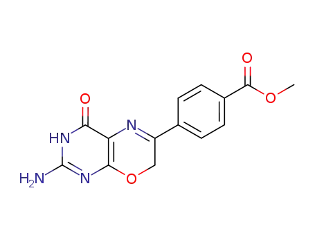 4-(2-Amino-4-oxo-3,7-dihydro-4H-pyrimido[4,5-b][1,4]oxazin-6-yl)-benzoic acid methyl ester