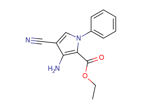 3-AMINO-4-CYANO-1-PHENYL-1H-PYRROLE-2-CARBOXYLIC ACID ETHYL ESTER