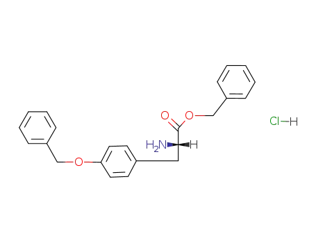 Molecular Structure of 52142-01-5 (O-Benzyl-L-tyrosine benzyl ester hydrochloride)